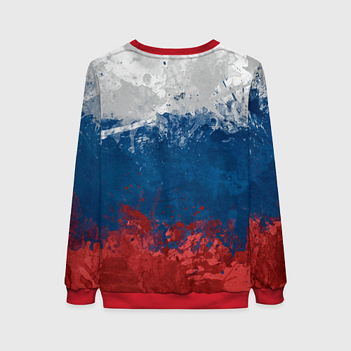 Женский свитшот Россия / 3D-Красный – фото 2