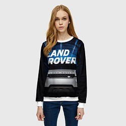 Свитшот женский LAND ROVER, цвет: 3D-белый — фото 2