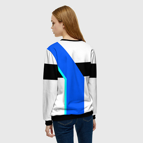 Женский свитшот Russia / 3D-Черный – фото 4