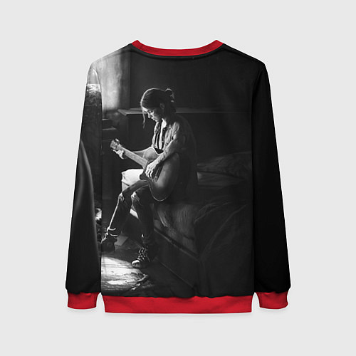 Женский свитшот The last of us part 2 ЭЛЛИ / 3D-Красный – фото 2