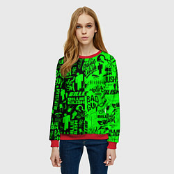 Свитшот женский BILLIE EILISH БИЛЛИ АЙЛИШ, цвет: 3D-красный — фото 2