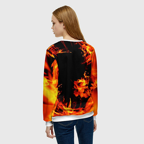 Женский свитшот FAIRY TAIL ХВОСТ ФЕИ / 3D-Белый – фото 4