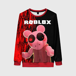 Свитшот женский Roblox Piggy, цвет: 3D-красный