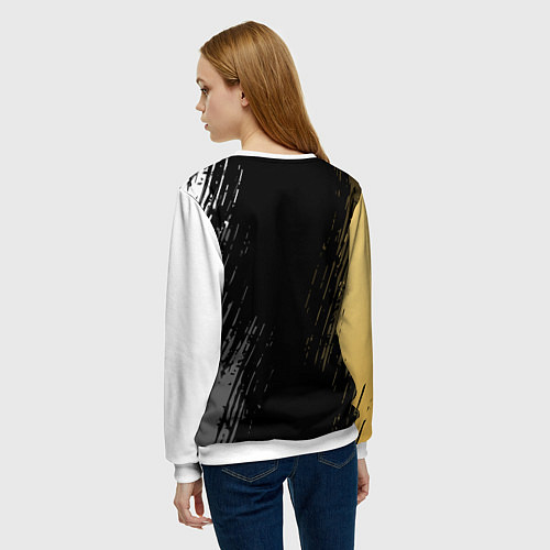 Женский свитшот JUVENTUS / 3D-Белый – фото 4