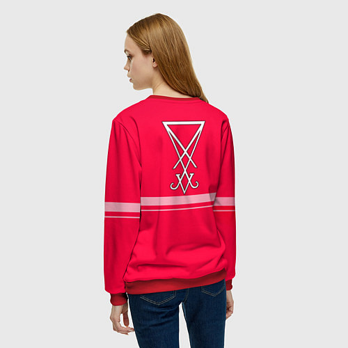 Женский свитшот HELLTAKER / 3D-Красный – фото 4