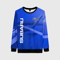 Свитшот женский SUBARU, цвет: 3D-черный