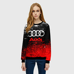Свитшот женский AUDI, цвет: 3D-черный — фото 2