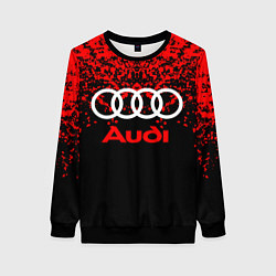 Свитшот женский AUDI, цвет: 3D-черный