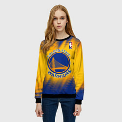 Свитшот женский Golden State Warriors, цвет: 3D-черный — фото 2
