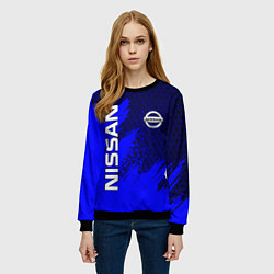 Свитшот женский NISSAN, цвет: 3D-черный — фото 2