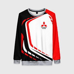 Свитшот женский Mitsubishi EVO Uniform, цвет: 3D-меланж