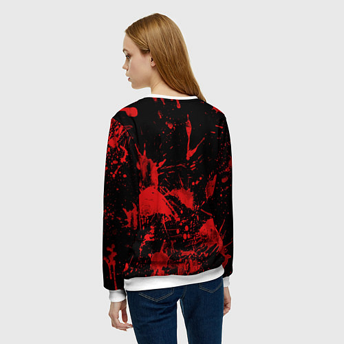 Женский свитшот Мазда / 3D-Белый – фото 4