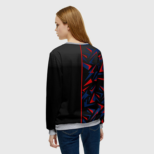 Женский свитшот ARSENAL UNIFORM 2020 / 3D-Меланж – фото 4