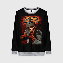 Свитшот женский Slayer, цвет: 3D-меланж