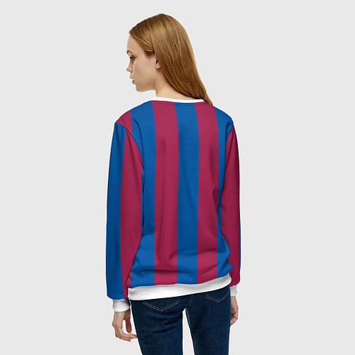 Женский свитшот FC Barcelona 2021 / 3D-Белый – фото 4