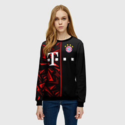 Свитшот женский FC Bayern Munchen Форма, цвет: 3D-черный — фото 2