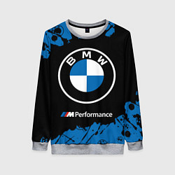 Свитшот женский BMW БМВ, цвет: 3D-меланж