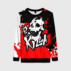 Свитшот женский KILLA, цвет: 3D-черный