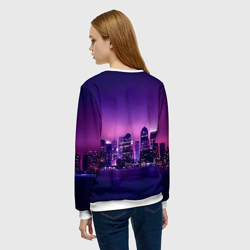 Женский свитшот Detroit Become Human S / 3D-Белый – фото 4