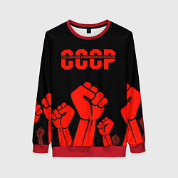 Свитшот женский СССР, цвет: 3D-красный