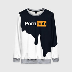 Свитшот женский Pornhub, цвет: 3D-меланж