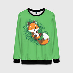 Женский свитшот Удачливый лис