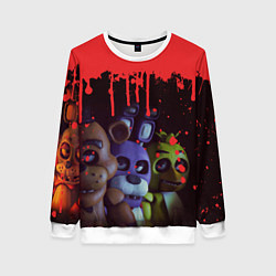 Свитшот женский Five Nights At Freddys, цвет: 3D-белый