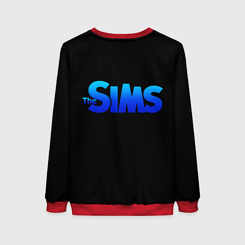 Женский свитшот The Sims Plumbob / 3D-Красный – фото 2