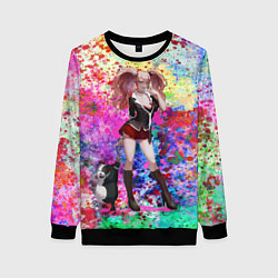 Свитшот женский Джунко Эношима, цвет: 3D-черный