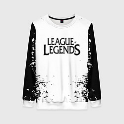 Свитшот женский League of legends, цвет: 3D-белый