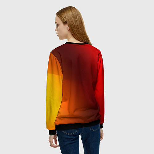 Женский свитшот ЪУЪ СЪУКА / 3D-Черный – фото 4