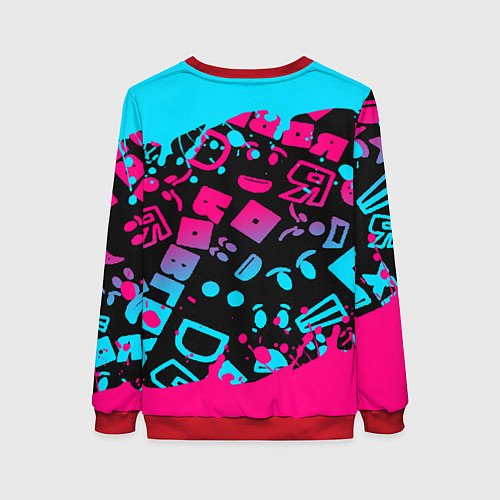 Женский свитшот Roblox Piggy / 3D-Красный – фото 2