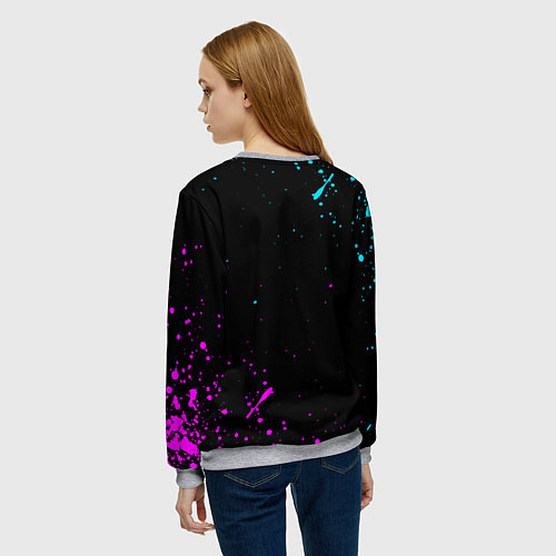 Женский свитшот EXO BAND / 3D-Меланж – фото 4