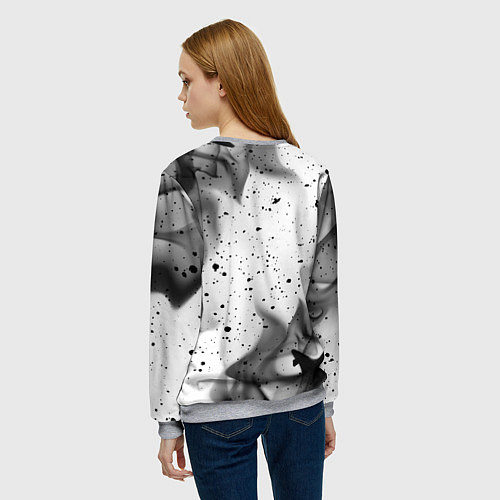 Женский свитшот КОРОЛЬ И ШУТ / 3D-Меланж – фото 4