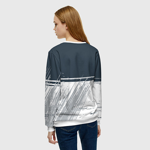 Женский свитшот EVE ONLINE ИВ ОНЛАЙН / 3D-Белый – фото 4
