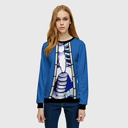 Свитшот женский КУРТКА САНСА SANS, цвет: 3D-черный — фото 2