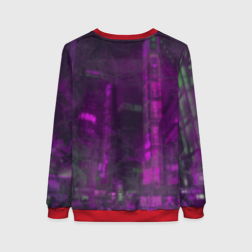 Женский свитшот Zero Two in mask / 3D-Красный – фото 2