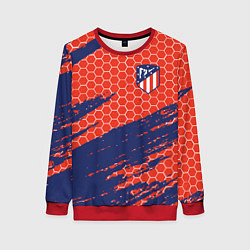 Свитшот женский Atletico Madrid, цвет: 3D-красный