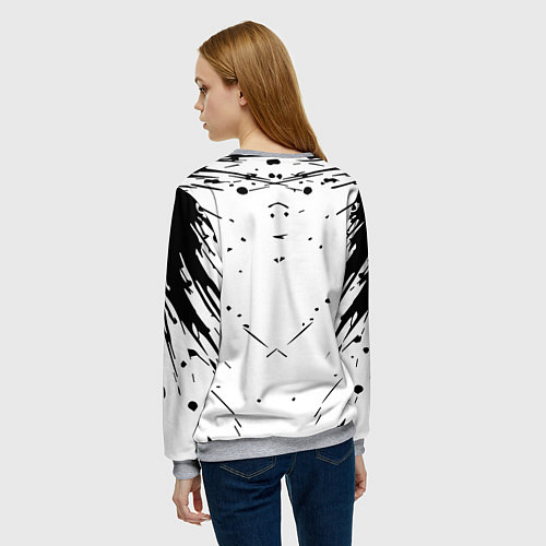 Женский свитшот Korn / 3D-Меланж – фото 4