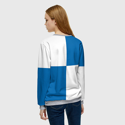 Женский свитшот BMW / 3D-Меланж – фото 4