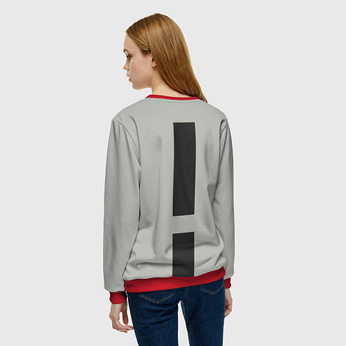 Женский свитшот МОТ / 3D-Красный – фото 4