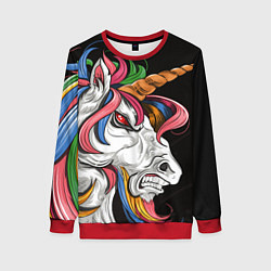 Женский свитшот Evil unicorn