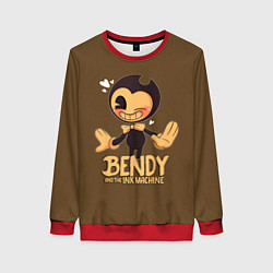 Свитшот женский Bendy And The Ink Machine, цвет: 3D-красный