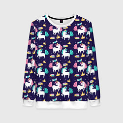Женский свитшот Unicorn pattern