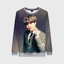 Свитшот женский BTS Jimin, цвет: 3D-меланж