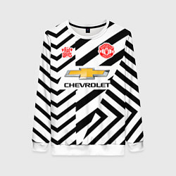 Свитшот женский MANCHESTER UNITED 2021, цвет: 3D-белый