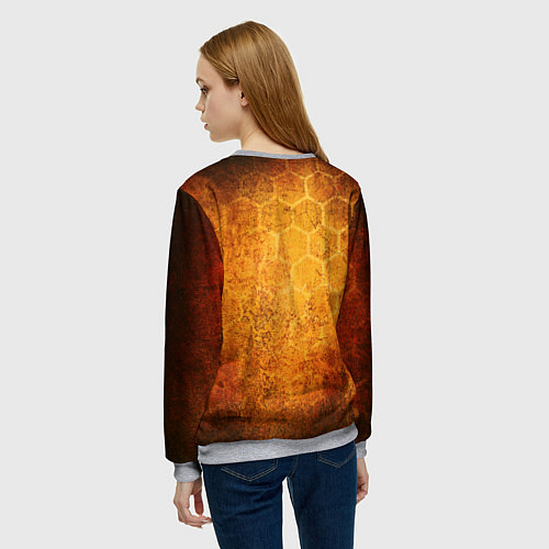 Женский свитшот Ванпанчмен / 3D-Меланж – фото 4