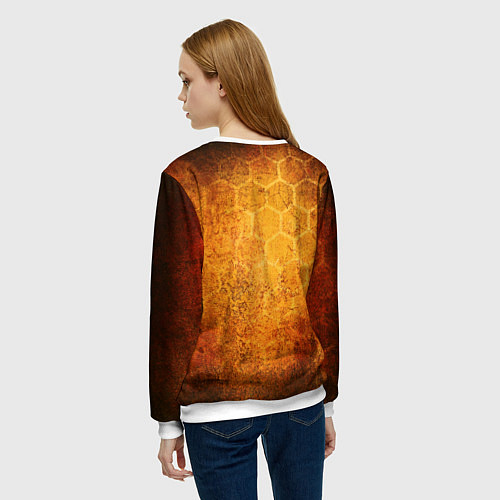 Женский свитшот Ванпанчмен / 3D-Белый – фото 4