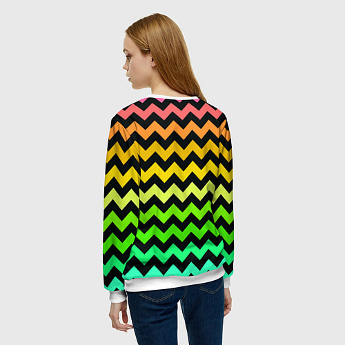 Женский свитшот Among Us Marshmello / 3D-Белый – фото 4