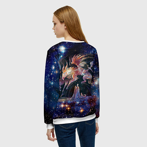 Женский свитшот Дивные звери / 3D-Белый – фото 4